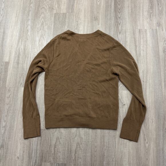 Vintage St John's Bay Cardigan Sweater Men's Extra Large Brown Knit Preppy 90s - Picture 5 of 6